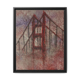 San Francisco Heights Matte Framed Canvas