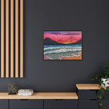 Ocean Beach Deluxe Framed Canvas Print