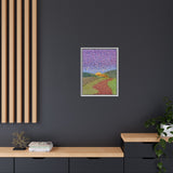 Round About Framed Matte Canvas