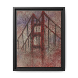 San Francisco Heights Matte Framed Canvas