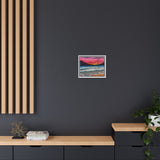 Ocean Beach Deluxe Framed Canvas Print