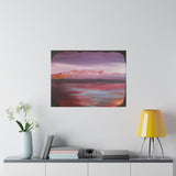 A Blended Evening Abstract Art Canvas Print