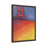 Sunny Side Bridge Matte Framed Canvas