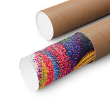 Leo Series Matte Poster — Vibrant Pointillism Wall Art