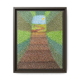 Beyond the Path Framed Matte Canvas