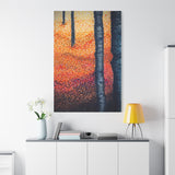 Fall Black Gallery Grade Canvas Print