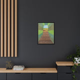 Beyond the Path Framed Matte Canvas