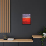 The Red Hill Matte Framed Canvas