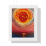 Burst Framed Poster