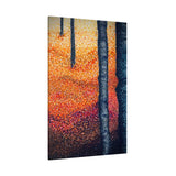 Fall Black Gallery Grade Canvas Print