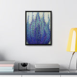 Purple Lit Gallery Shadowbox Canvas