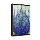 Purple Lit Gallery Shadowbox Canvas
