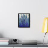 Purple Lit Gallery Shadowbox Canvas