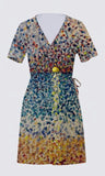 Paint the Dots Lea Wrap Dress