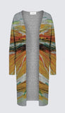Orange Flower Nikki Duster Cardigan