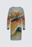 Orange Flower Nikki Duster Cardigan