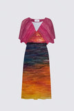 Onwards - Dark Sarah V-neck Dress