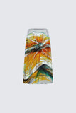 Orange Flower Elaine Skirt