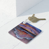 Square Photo Keyring Featuring Red Sea Day & Night