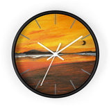 Warm Moon Wall Clock