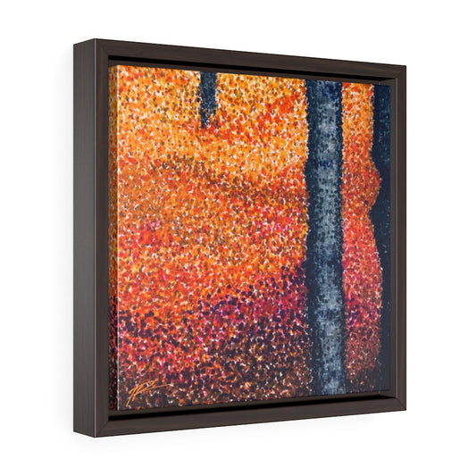 Free Fallen Square Framed Canvas Print
