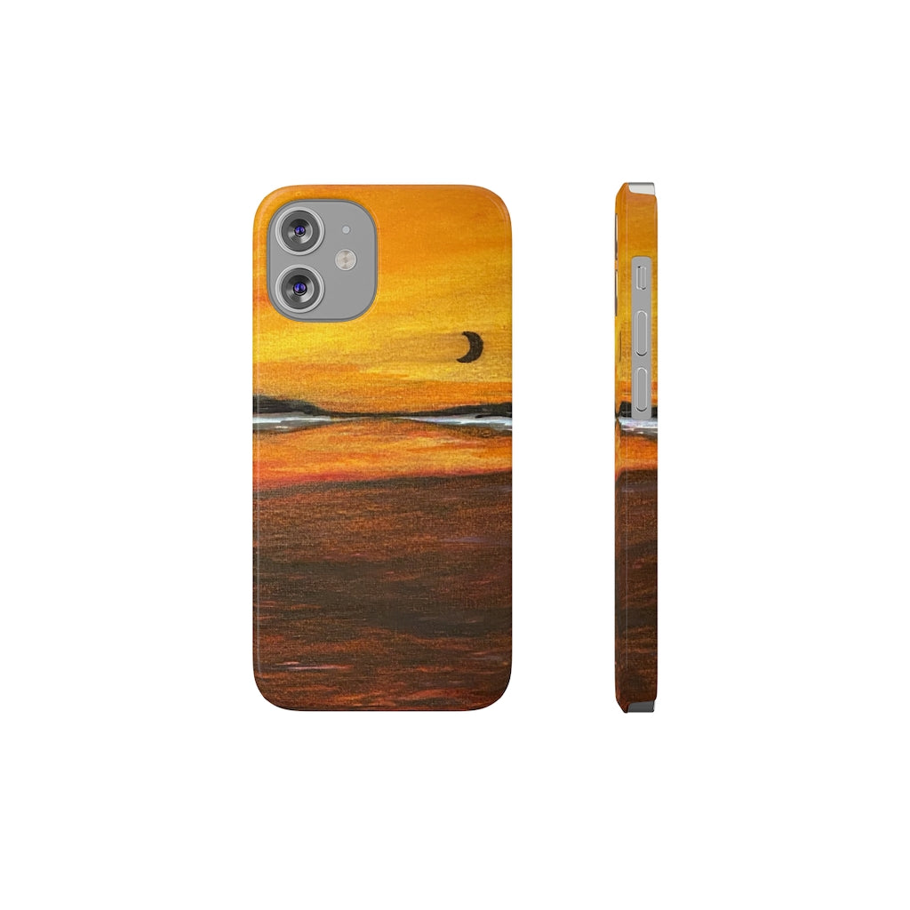 Warm Moon Barely There Phone Cases