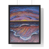 Red Sea Premium Framed Print (Cool Blue Version)