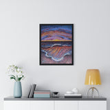 Red Sea Premium Framed Print (Cool Blue Version)