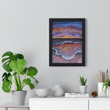 Red Sea Premium Framed Print (Cool Blue Version)