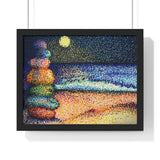 Stacked / PM Premium Framed Print