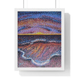 Red Sea Premium Framed Print (Cool Blue Version)