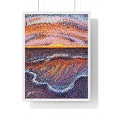 Red Sea Premium Framed Print (Light/White Version)