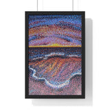 Red Sea Premium Framed Print (Cool Blue Version)