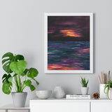 Rise or Set Premium Framed Vertical Print