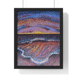 Red Sea Premium Framed Print (Cool Blue Version)