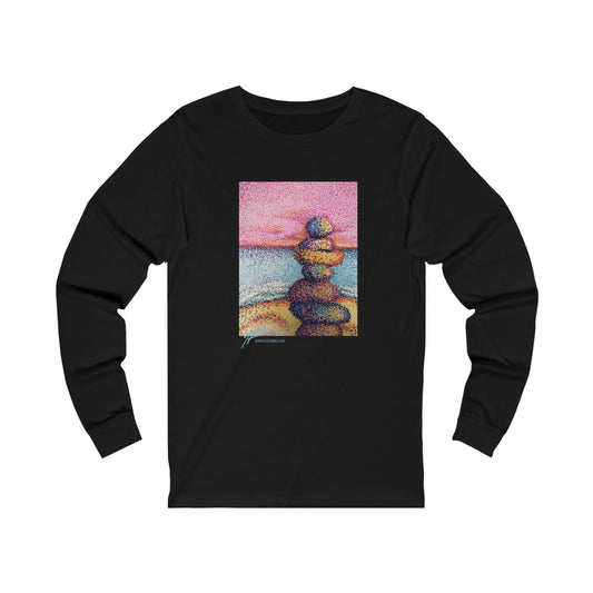 Stacked - AM/PM Unisex Long Sleeve Tee