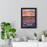 Red Sea Premium Framed Print (Light/White Version)