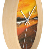 Warm Moon Wall Clock