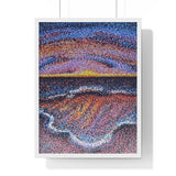 Red Sea Premium Framed Print (Cool Blue Version)