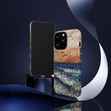 Pointillism Waves Tough Phone Case