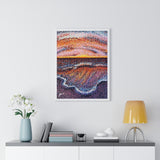 Red Sea Premium Framed Print (Light/White Version)