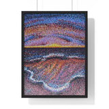 Red Sea Premium Framed Print (Cool Blue Version)