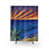 Sky Lines Shower Curtains