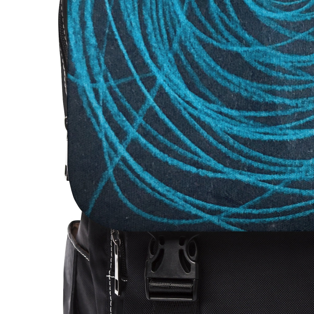 Spiraled Casual Shoulder Backpack