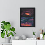 Rise or Set Premium Framed Vertical Print