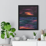 Rise or Set Premium Framed Vertical Print