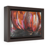R3 Signature Flower Series (Orange/Red) Framed Premium Gallery Wrap Canvas