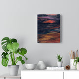 Red Beach Canvas Gallery Print