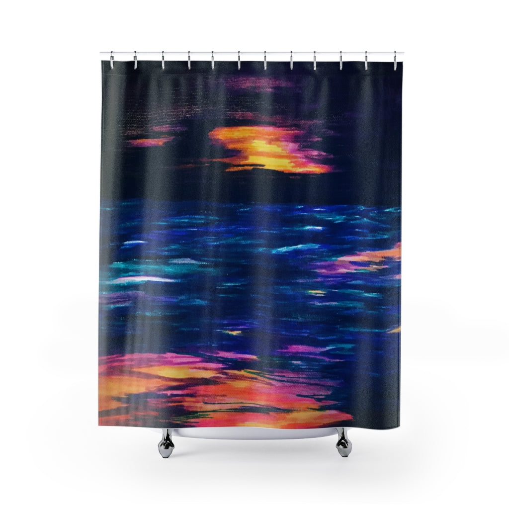 Rise-or-Set?Shower Curtain by R3