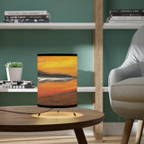Warm Moon Tripod Lamp with High-Res Printed Shade, US\CA plug